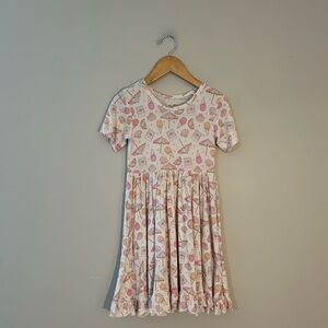$22 ADD ON Dream Big Little co. Dress Dreamyzzz bamboo dress 7-8Y posh peanut‎